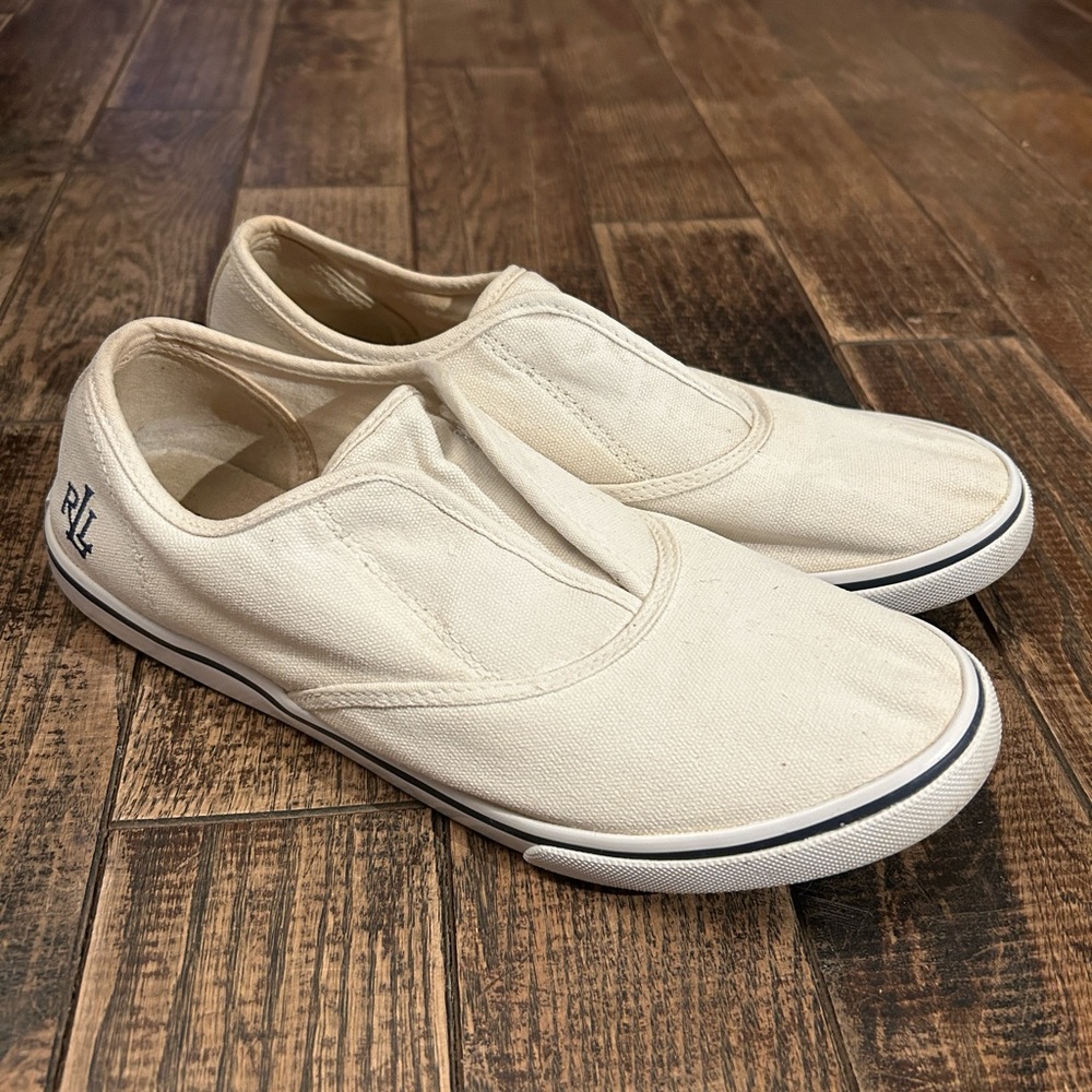 Ralph Lauren Slip On Sneakers Sz 9